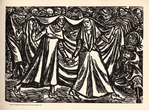 The Transformations of God - 4 - Dance of Death by Ernst Barlach